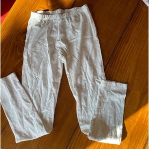 Fabkids size 12 white leggings